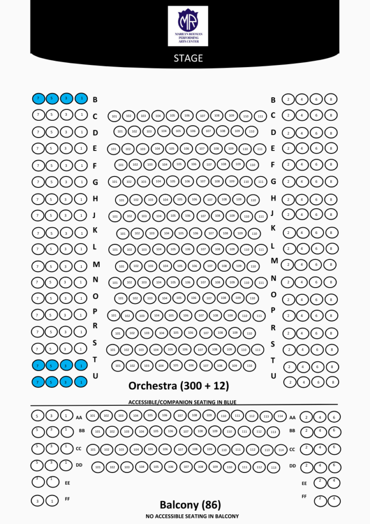 MRPAC SEATING CHART